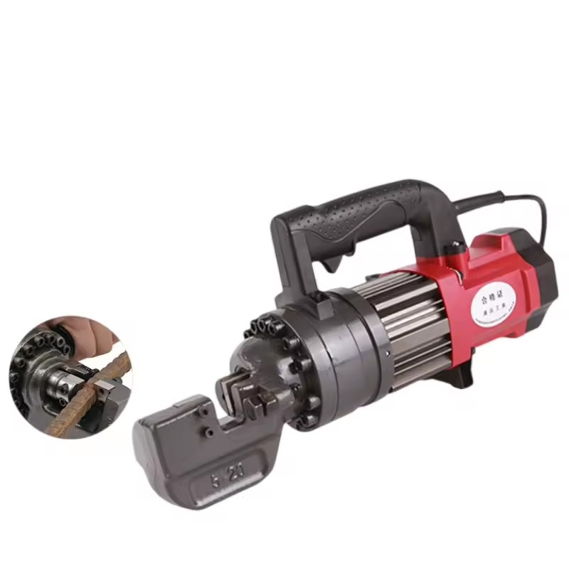 RC-16/20/22/25/32 Electric Rebar Cutting Bending Machine Portable Steel Bar Rod Bender and Cutter Portable Rebar Cutting Machine