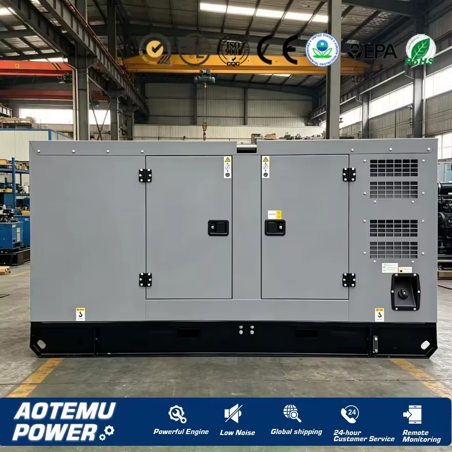 30kva 40kva 50kva Super Silent Auto Start for Engine Portable Diesel Generator Set for African Construction Sites