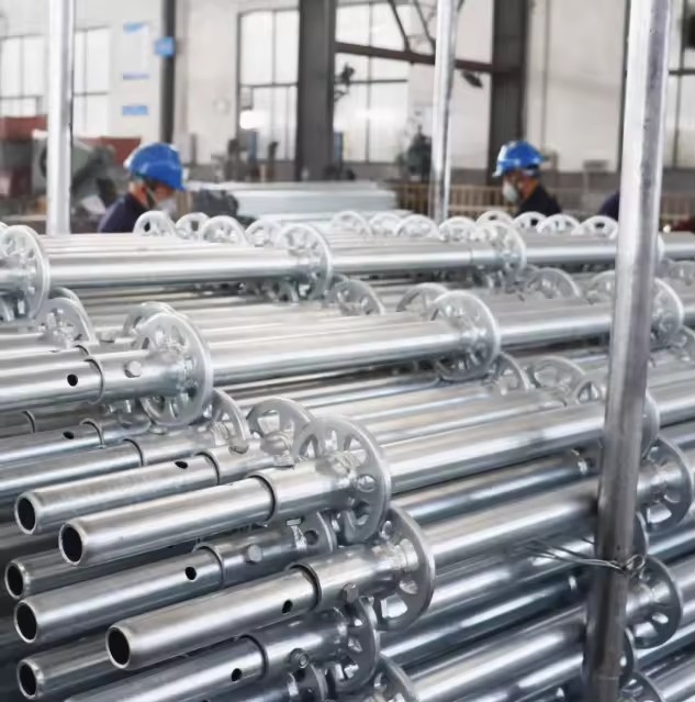Heavy Duty Hot Dip Galvanized Q235/Q355 Steel Scaffold System Stable Construction Scaffolding