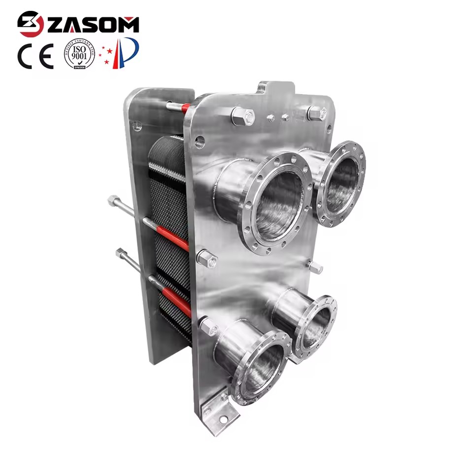 New Stainless Steel Plate Heat Exchanger Unit with Gasket and Tube for Heater Parts Energy Save