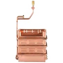 High Efficiency Energy Saving Anti-corrosion Copper Oxygen-free Heat Exchanger Water Heater Spare Parts