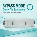 MVHR Heat Recovery Ventilation System EPP Insulation 26dB Quiet DC Motor Energy Saving for House