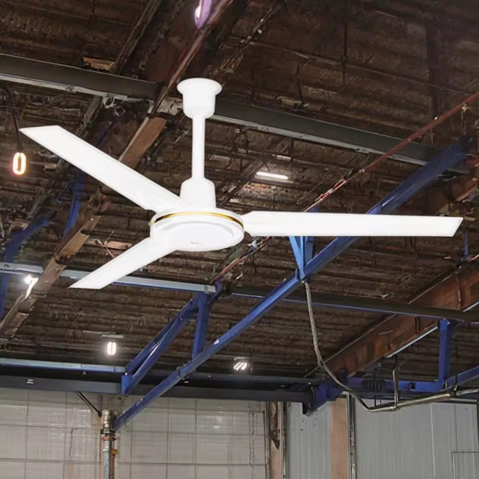 56-Inch Electric Ceiling Fan Iron Blade Ventilation Fan Energy Saving 3-Speed Quiet Operation for Home & Commercial Use