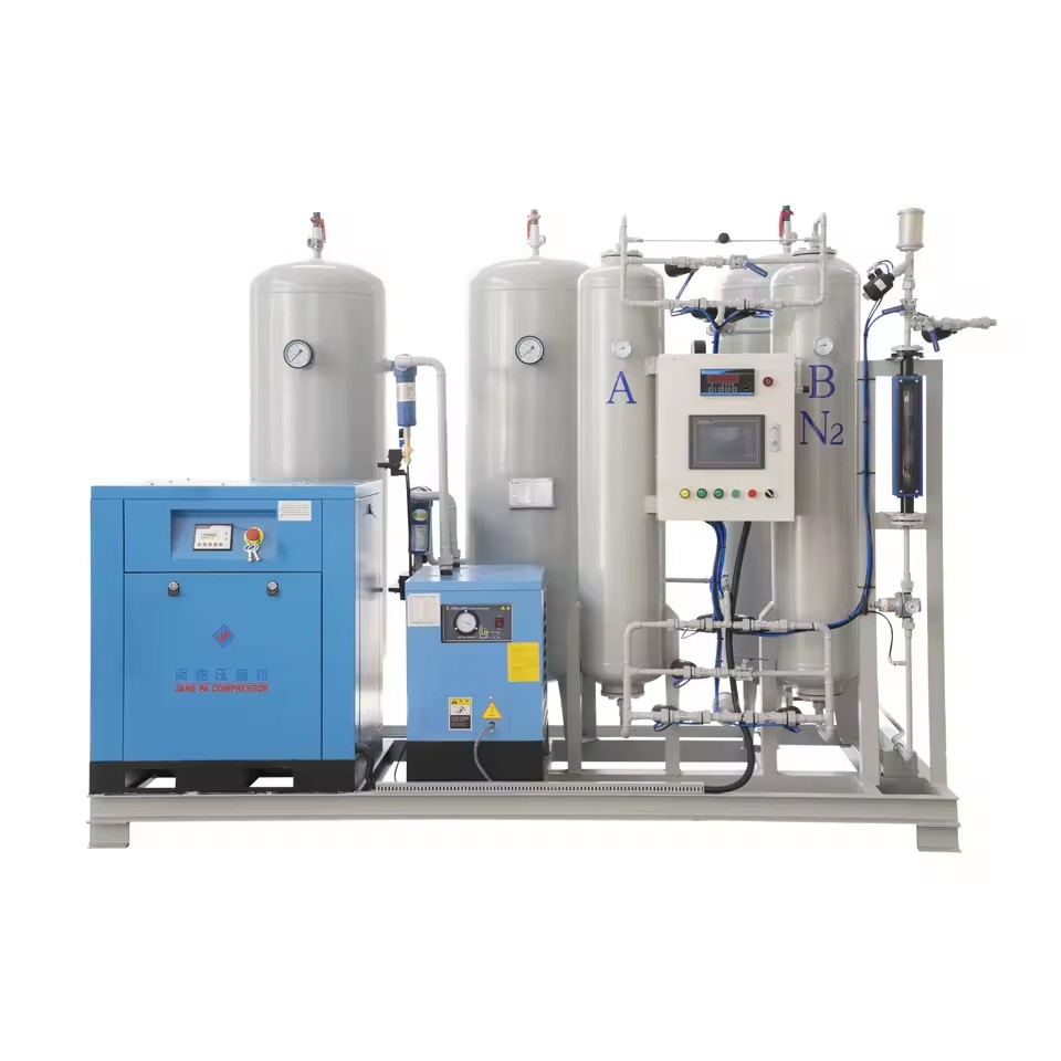 Professional Customization 8L/H 99.99% Purity Oxygen Gas Generator with Engine & Air Compressor for Laser Welding
