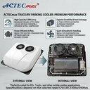 ACTECmax Heavy Duty Truck Roof Mounted Cooling Equipment Independent Air Conditioner Scroll Compressor Energy Saving Operation
