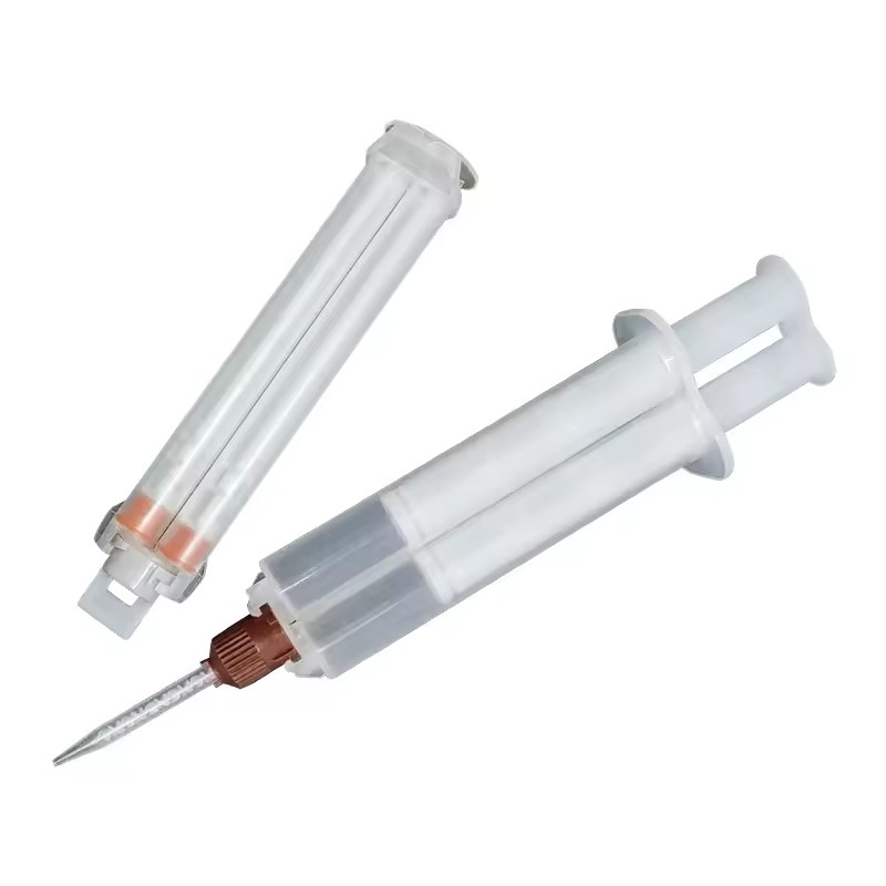 AB Plastic Manual Glue Cartridge, 5 Ml, 14 Ml 1:1 Small Rubber Cylinder for Dental Curing Agent, and Resin Bonding Material