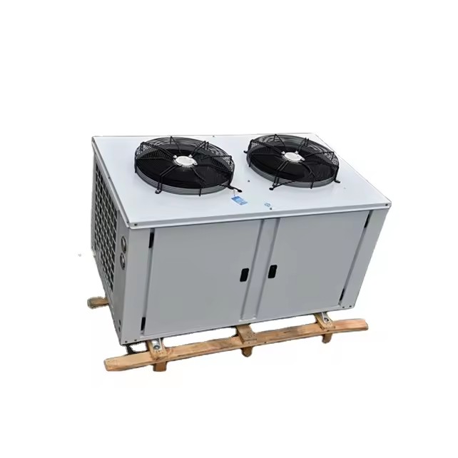 Copeland Scroll Compressor Energy Saving Air-Cooled Condenser Unit FNU-60 for Cold Room Motor 25KW Cooling Capacity R-404A
