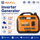 Factory Direct 2.8kW 145CC Dual Fuel Silent Portable Inverter Generator 220V for Home Camping Outdoor Power