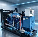 250kW Yuchai Heavy Duty Industrial Emergency Standby Power Genset Open Frame Gas Generator Set