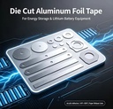 Aluminum Foil Die-Cutting Tape High Temperature Resistant New Energy Lithium Battery Track