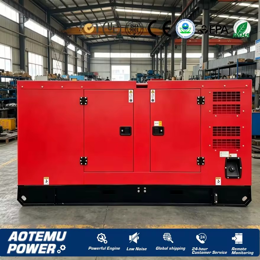 150KW 200KW 250KVA Soundproof Diesel Generator Set Low Noise Silent Type Genset for Commercial Building Standby Power