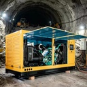 Low Price Industrial Diesel Generator Continuous Duty 415V 240V 50Hz Long Run Base Fuel Tank for Mining Projects