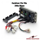 Plc Fardriver 72V 70A/240A EV Programmable FOC BLDC Controller Suitable for 70a 4000W Bulk Supply