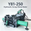 Energy Saving Automatic Y81 Stainless Steel Scrap Compactor Motor Wireless Remote Control High Productivity Recycling Plant