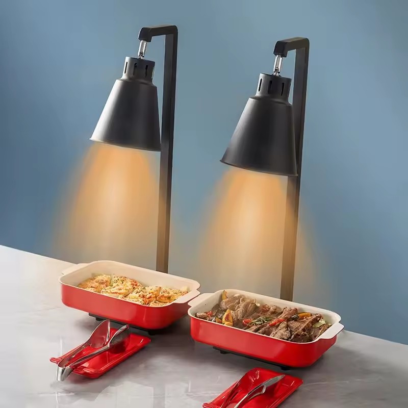 Commercial Buffet Heat Lamp | Adjustable Food Warming Lamp | Hotel Self-Service Infrared Heating Light Energy Saving Eco Mode