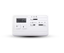 Non Programmable 3 Speed Industrial Energy Saving Fan Coil Thermostat 220V&24V Flame Retardant PC+ABS Wall-mounted for HVAC