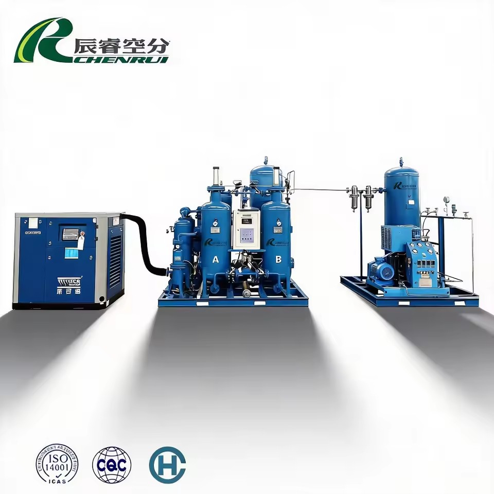 Psa Oxygen Making Machine Mini Gas Generation Equipment Medical Oxygen Production Plant 40nm3/h Modular PLC Siemens