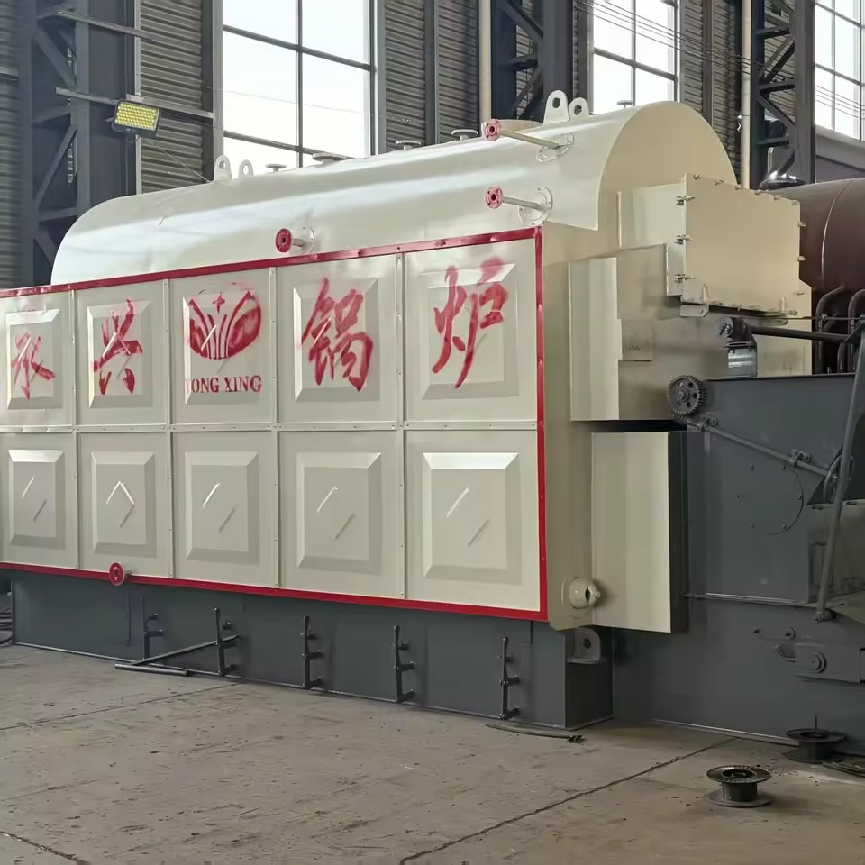 Convenient Ash Cleaning Stable Operation Chain Grate Hot Water Generator DZL Boiler
