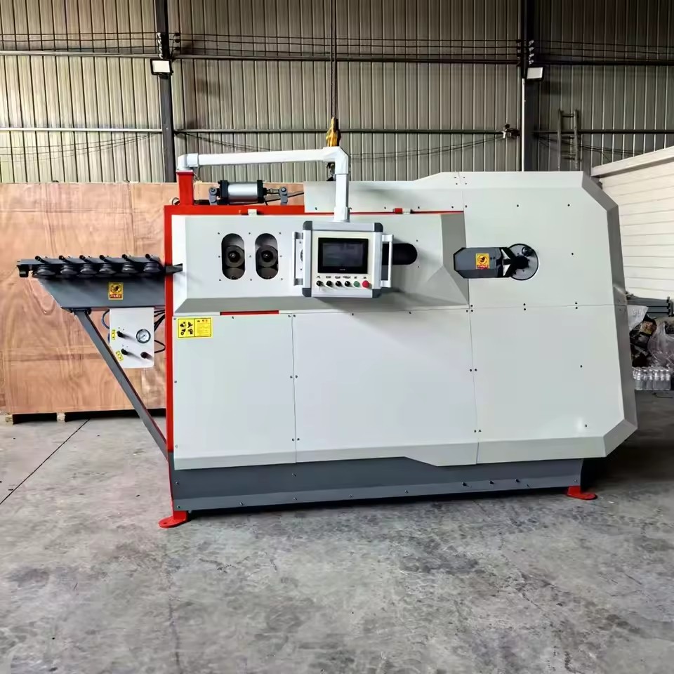 EPA Compliant CNC Automatic Rebar Straightener and Hoop Bender Machine Easy Operation