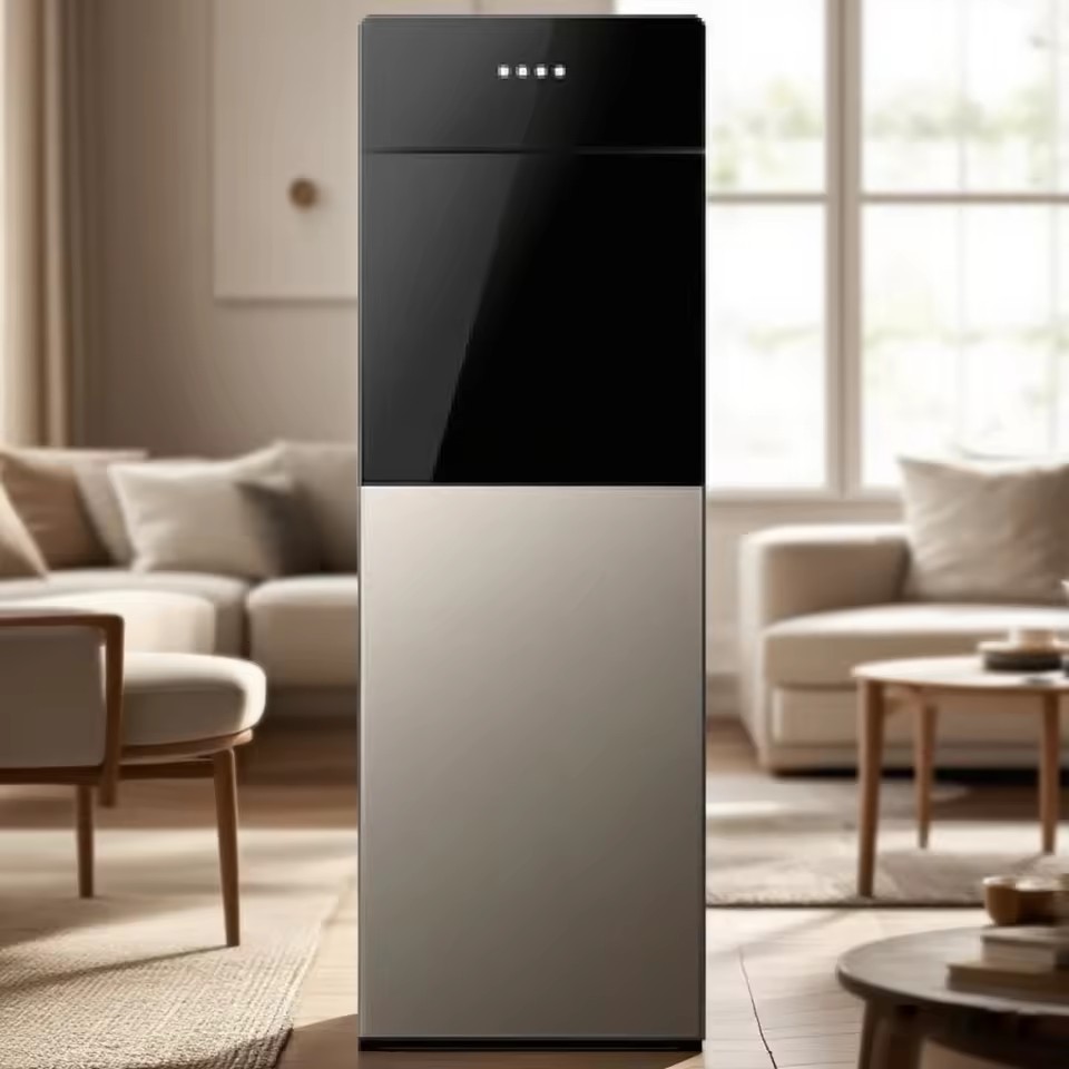 Electric Household Water Dispenser Cooling Water Maker Hot Cold Bottom Load Stand Type Plastic Housing Electric Power Source