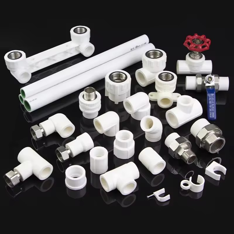 Wholesale PPR Plumbing Materials Plastic Pipes Fitting Plomber Socket Elbow Union Tee Coupling Water Ppr Fittings