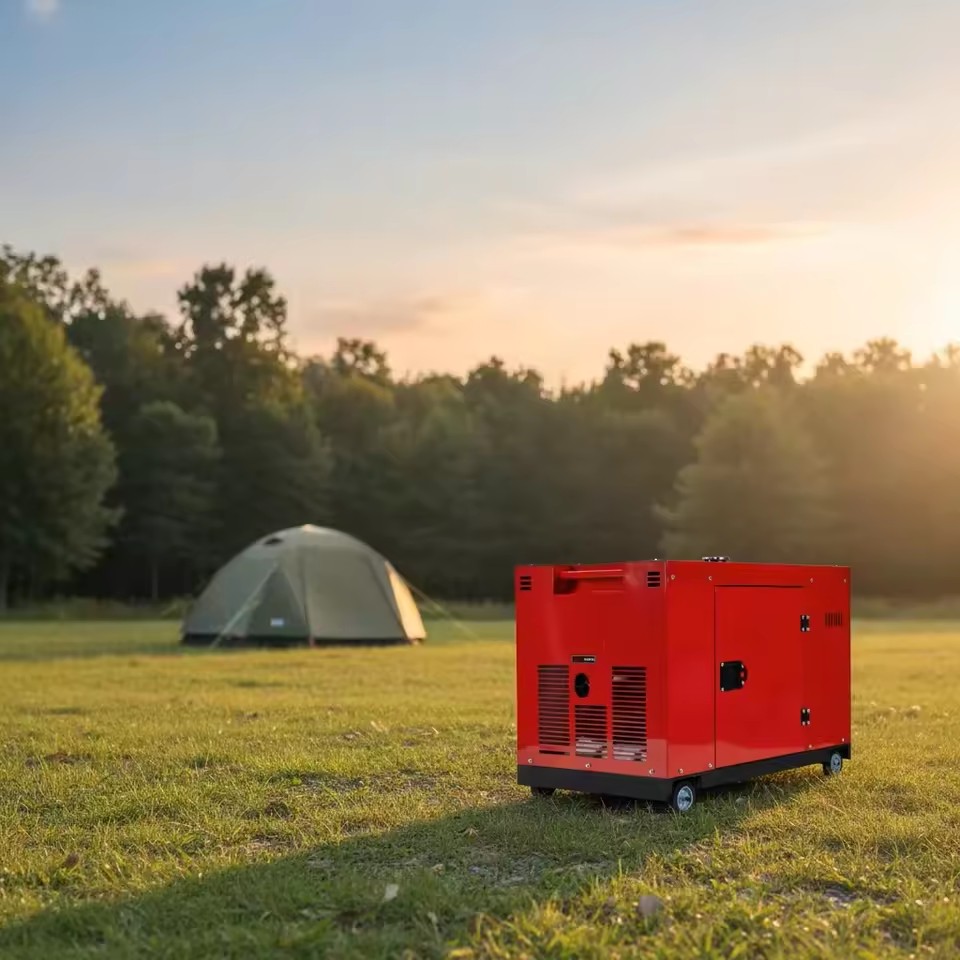 BRH Super Silent 9kW AC/DC Dual-Fuel Portable Generator Set with Remote Start for Natural Gas/LPG/Biogas Backup Power 50/60Hz