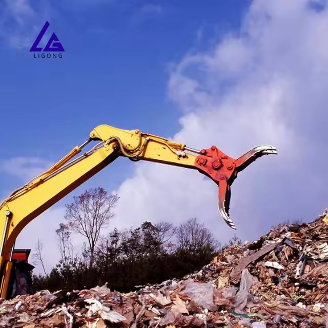 New Energy Saving Light Duty Grapple Single Cylinder Design Low Consumption for Small Excavator Daily Use Construction