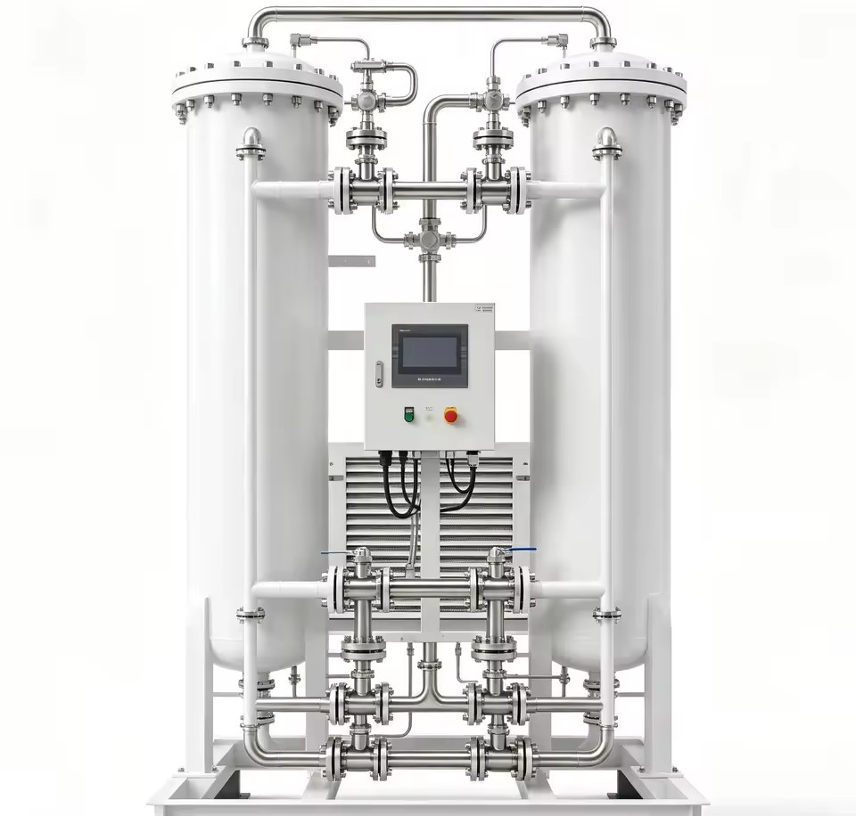 High Purity PSA Oxygen Generator PLC Control 24 Hour Working Oxygen Making Equipment For Industrial Application