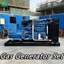Silent Natural Gas Generator Set Water Cooled 70% Efficiency Stationary AC Three Phase Generating System
