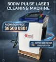 Money Saving 500W Pulse Laser Rust Cleaner Machine for Thick Oxide Layer Wash