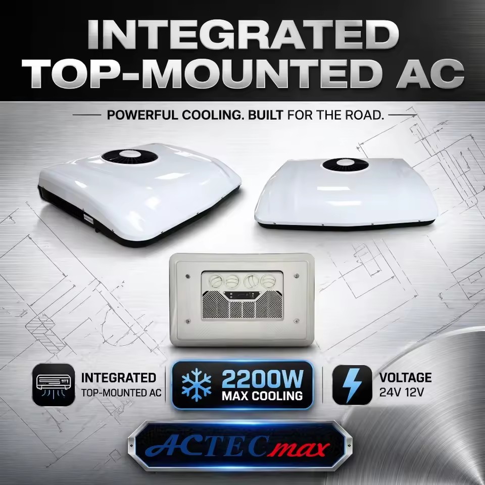2200W Auxiliary 12V 24V Parking Air Conditioner for Highway Tractor Units Engine Off Climate Control Energy Saving Operation