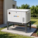 8kW Residential Home Generator Gas Powered NG LPG Dual Fuel Automatic Backup Quick Setup 3-in-1 Support Frame
