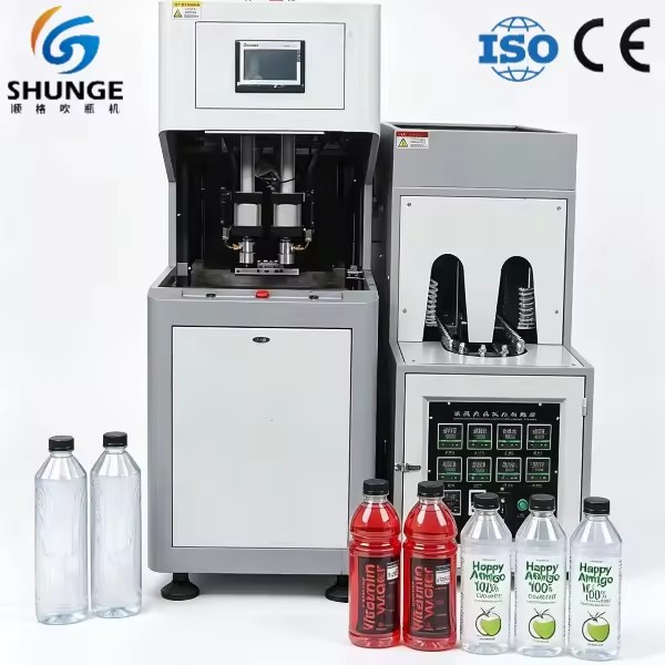 Semi-Automatic Multifunctional Mineral Water PET Plastic Bottle Blowing Machine Automatic Stripping SG-3L Model 8kW Power 380V
