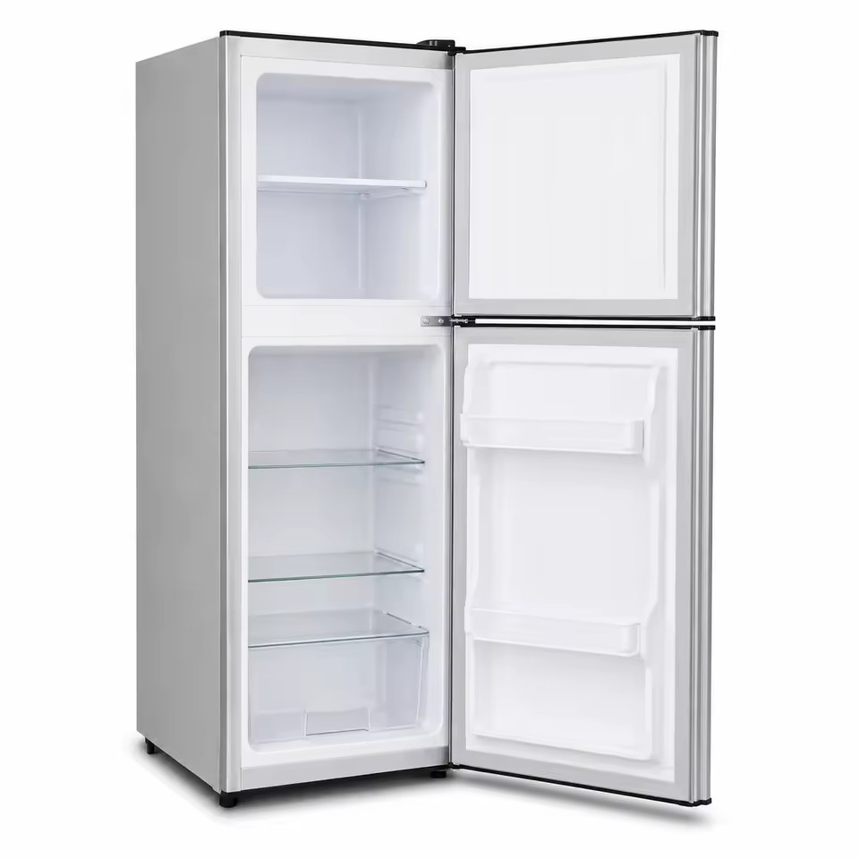148L Double Door Refrigerator, Energy Saving Top-Freezer Fridge with Direct Cooling & Low Noise for Home & Office Wholesale