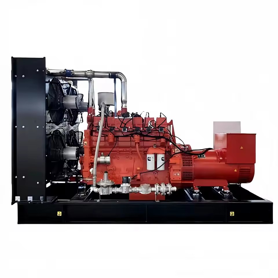 Gas Generator Set 300kW Auto Start Water Cooled High Efficiency Silent Industrial Power Equipment CNG/LNG/LPG Supported 85%