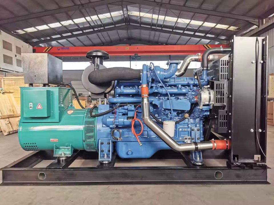 Gas Generator Set HM 150KW Diesel 50KWLPG Auto Start ATS 1800 RPM Super Silent