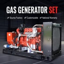 1000kw Methanol Natural Gas Biogas Oilfield Wellhead Gas Water Cooled Gas Generator Set 80% Efficiency 380V Open Frame 1500 Gas