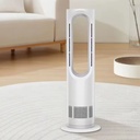 17YEARS BSCI LEAFLLESS 2IN1 COOL HEAT BLADELESS PEDESTAL & TOWER FAN 75DEG SWING MUTE SAVING DESK FLOOR HOME SCENES