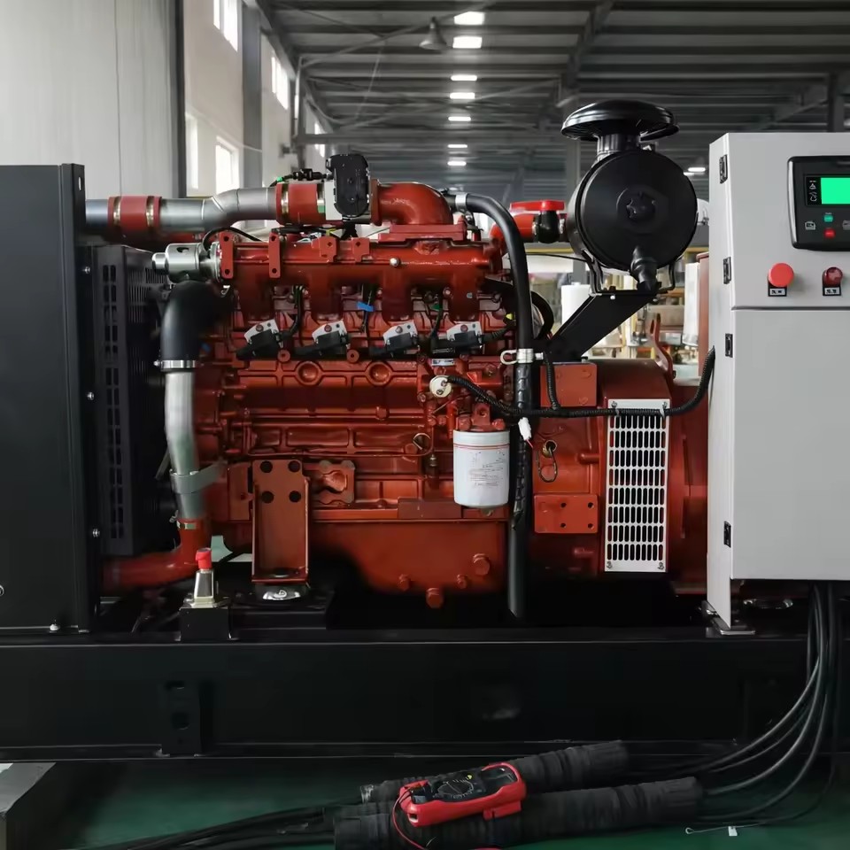 50kW Water Cooled Yuchai Gas Generator Set, Auto Start, Silent and Open Frame Optional