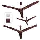 Energy Saving Cheap Electric Hotel Use Foldable Metal Ceiling Fan with Mechanical Regulator LED Light 56 Inch ACDC ceiling fan
