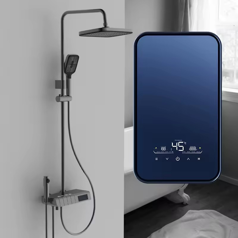 Instant Tankless Electric Water Heater 18kW 20kW 24kW LCD Display CE Energy Saving Multi Point