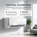 Ductless Inverter Split Air Conditioners Air Conditioner AC 9000 12000 18000 24000 36000 BTU Energy Saving 50Hz 220V Compressor