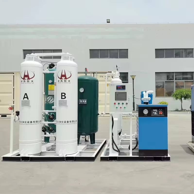 93%-99.5% Purity Oxygen Generator for Gas Cutting High-Capacity PLC-Controlled Oxygen Feed:Providing Stable Gas Concentration