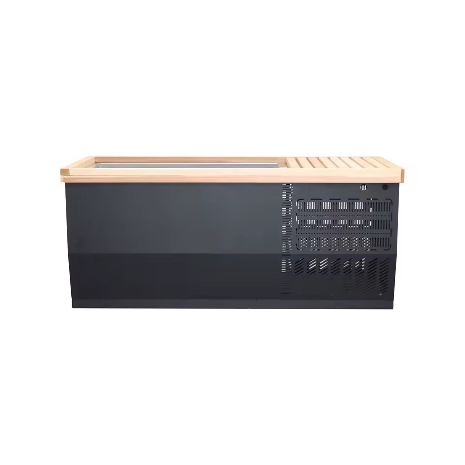 Factory Outdoor 0.3HP 220V/110V Energy Saving Wooden Cold Plunge Ice Tub Chiller Ice Bath Shower