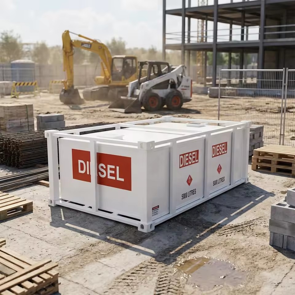 3000L 1000 Liter Transcube Metal Steel Fuel Tank Portable