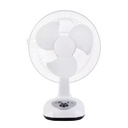 Hot Selling Mechanical Small 12 Inch Bladeless Rechargeable Lead-Acid Battery Multifunctional Charging Fan Plastic Box Packaging