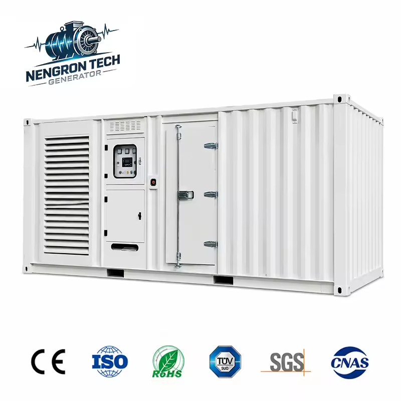 Containerized Gas Generator 200kW-1000kW Dongfeng Cummins Engine Customizable Configuration for Large Infrastructure Projects