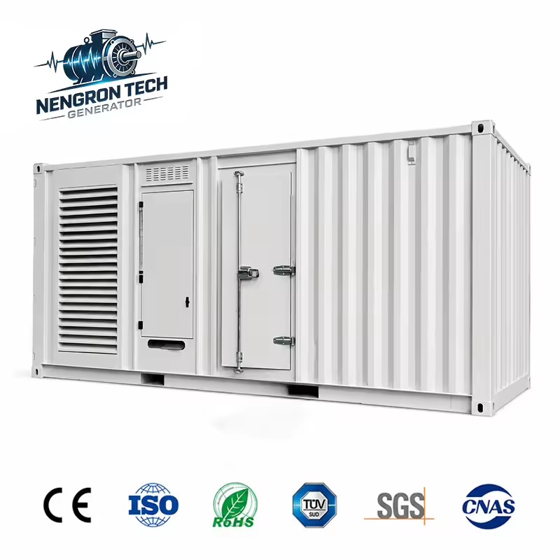 200kW 500kW 800kW Containerized Gas Generator Set Multi-protection System for Mining Industry Power Support