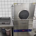 Industrial Restaurant Dishwasher Machine Automatic Stainless Steel High Temperature Energy for Hotel Kitchen Hood Dishwasher
