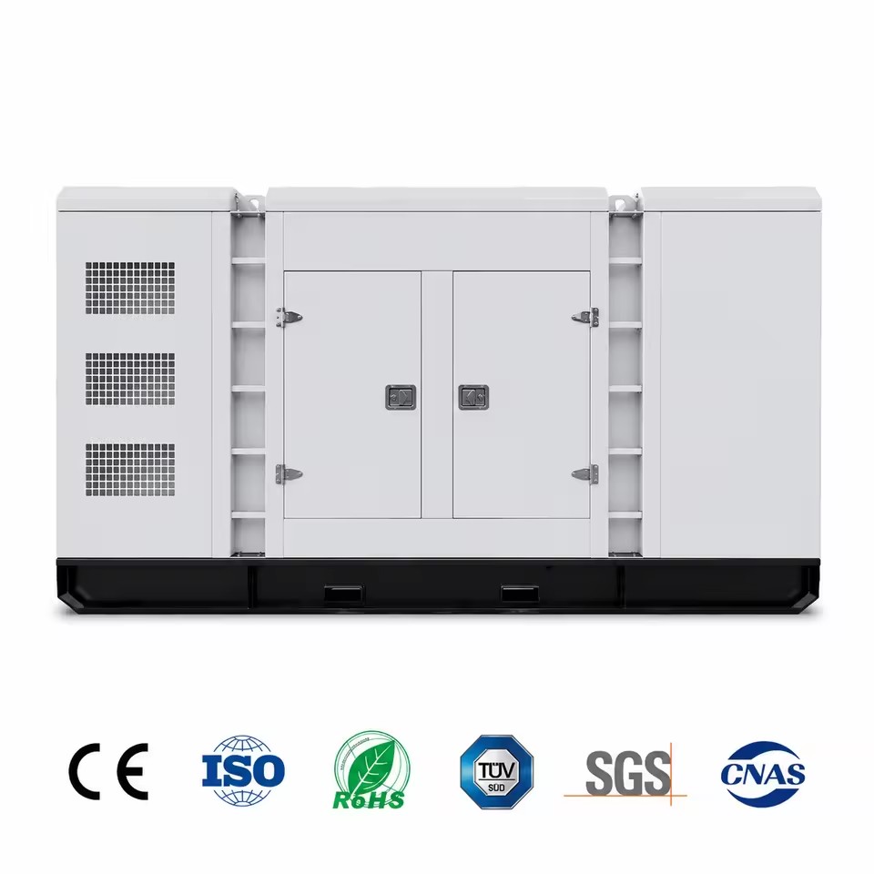 Silent Gas Generator Set Weichai Engine Three Phase AC Output Safe Protection Device for School Campus Standby Power Equipment